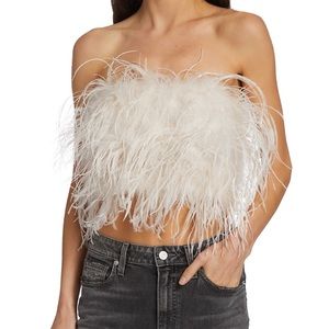 LAMARQUE Zainab Feather Top Small